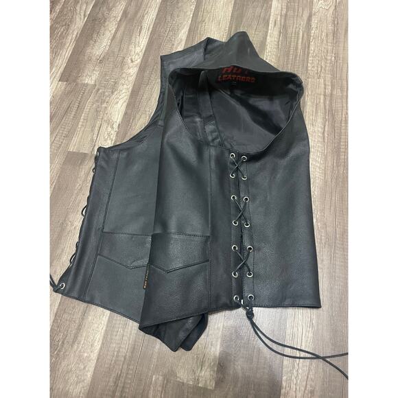 Hot Leathers Side-Laced Biker Vest β Concealed Carry β 2XL - Picture 3 of 8